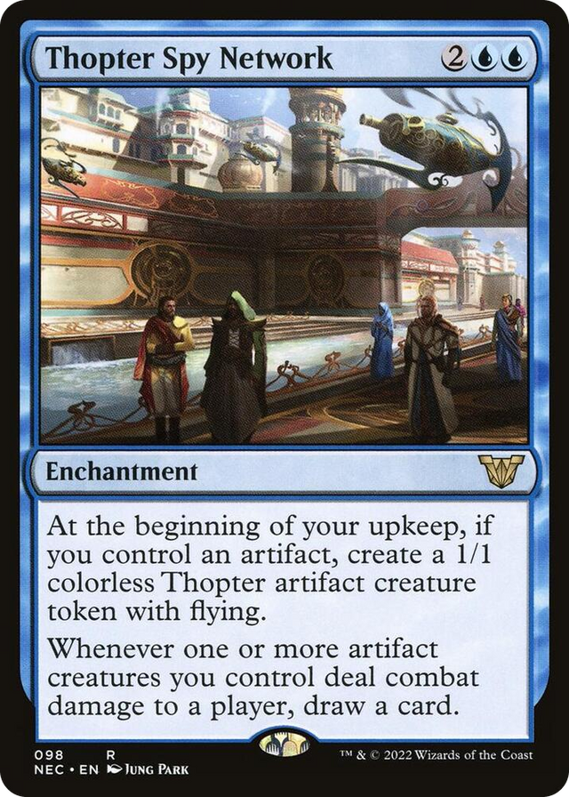 0098 Thopter Spy Network R Commander: Kamigawa: Neon Dynasty