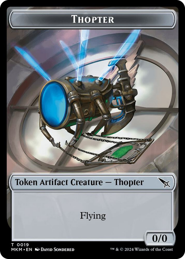 0019 Thopter Token (0019) T Murders at Karlov Manor