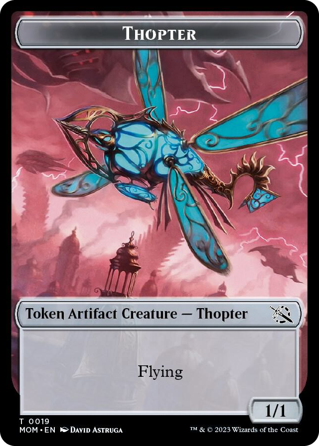 Thopter Token #19 T - March of the Machine Pokemon card