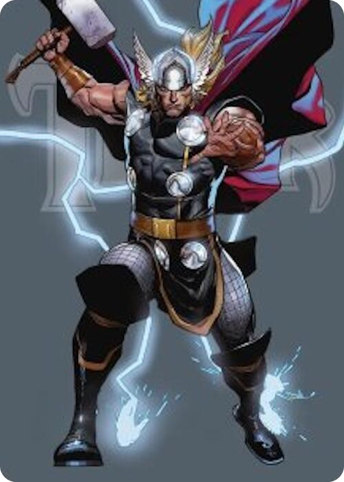 0026 Thor, God of Thunder Art Card S Art Series: Marvel Super Heroes