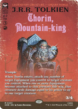 0243 Thorin, Mountain-king (Borderless) M The Hobbit