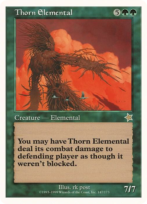 0147 Thorn Elemental (Starter 1999) R Oversize Cards
