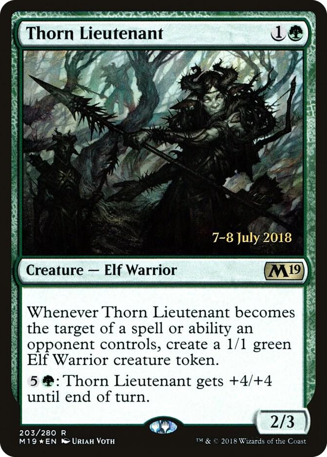 Thorn Lieutenant #203 R - Prerelease Cards Pokemon card