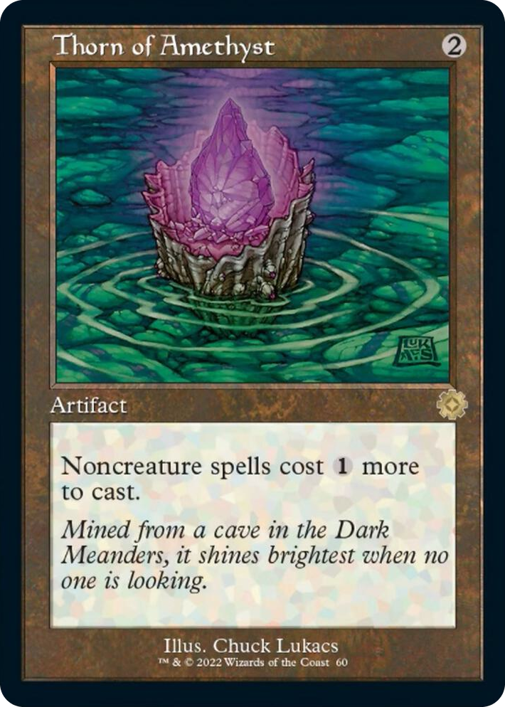 0060 Thorn of Amethyst R The Brothers' War: Retro Frame Artifacts