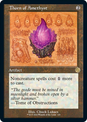 0123 Thorn of Amethyst (Schematic) R The Brothers' War: Retro Frame Artifacts