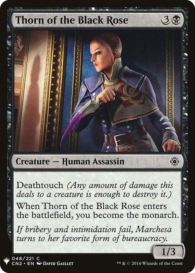 0048 Thorn of the Black Rose C The List Reprints