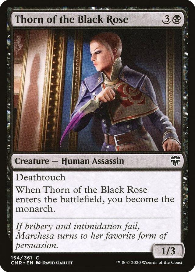 0154 Thorn of the Black Rose C Commander Legends