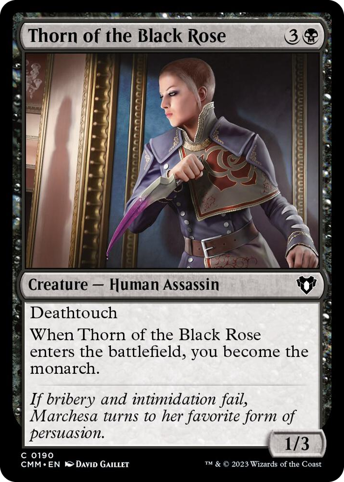 0190 Thorn of the Black Rose C Commander Masters