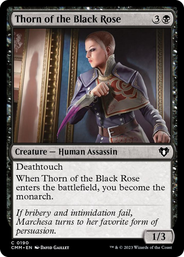 0190 Thorn of the Black Rose C Commander Masters