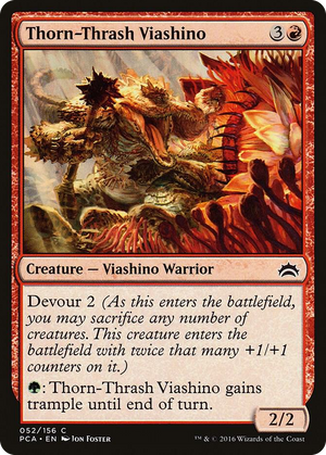 0052 Thorn-Thrash Viashino C Planechase Anthology