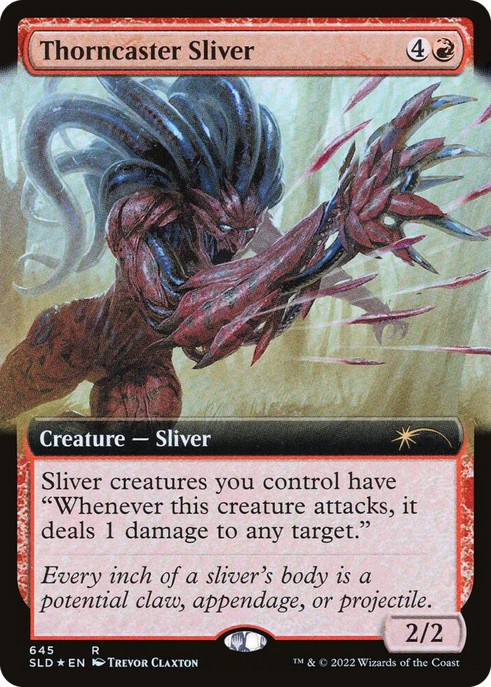 Thorncaster Sliver (Extended Art) #645 R - Secret Lair Drop Series Pokemon card