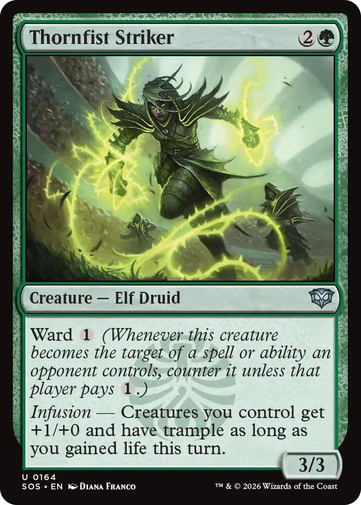 0164 Thornfist Striker U Secrets of Strixhaven