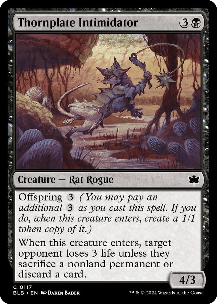 0117 Thornplate Intimidator C Bloomburrow