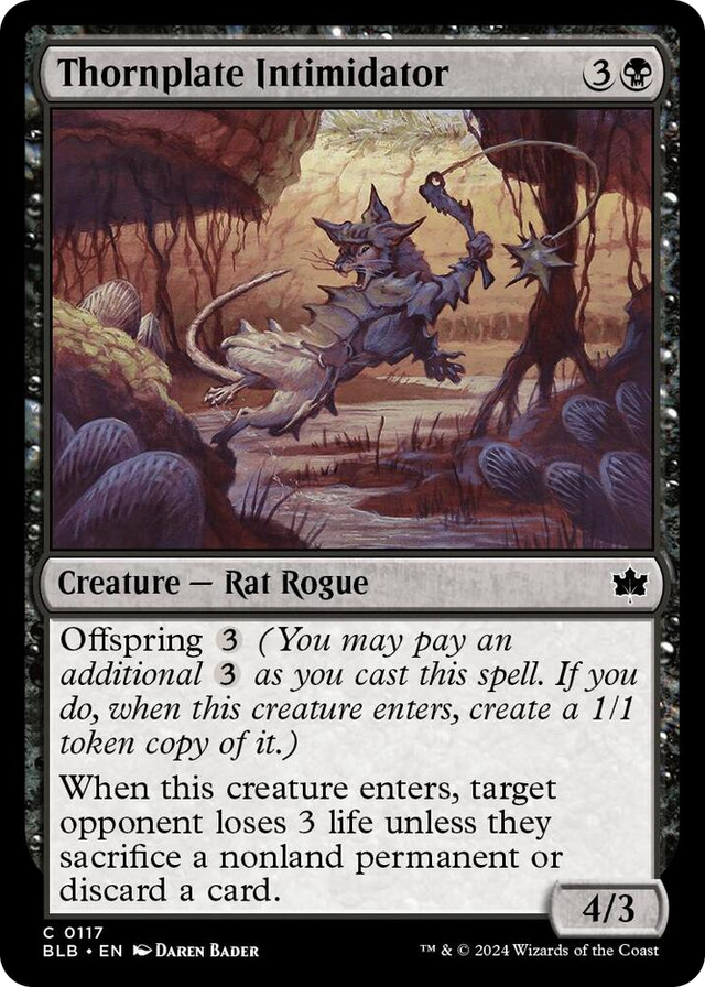 0117 Thornplate Intimidator C Bloomburrow