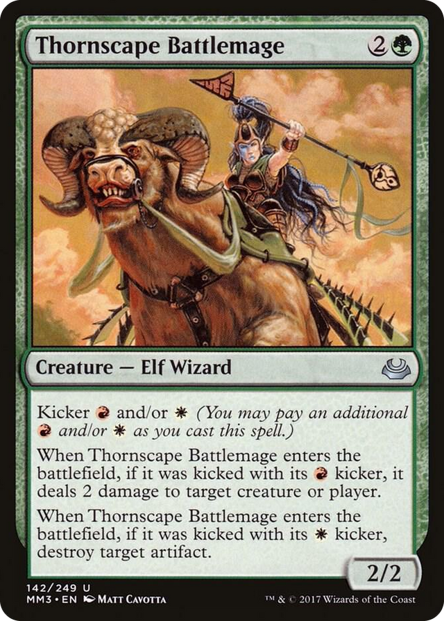 0142 Thornscape Battlemage U Modern Masters 2017
