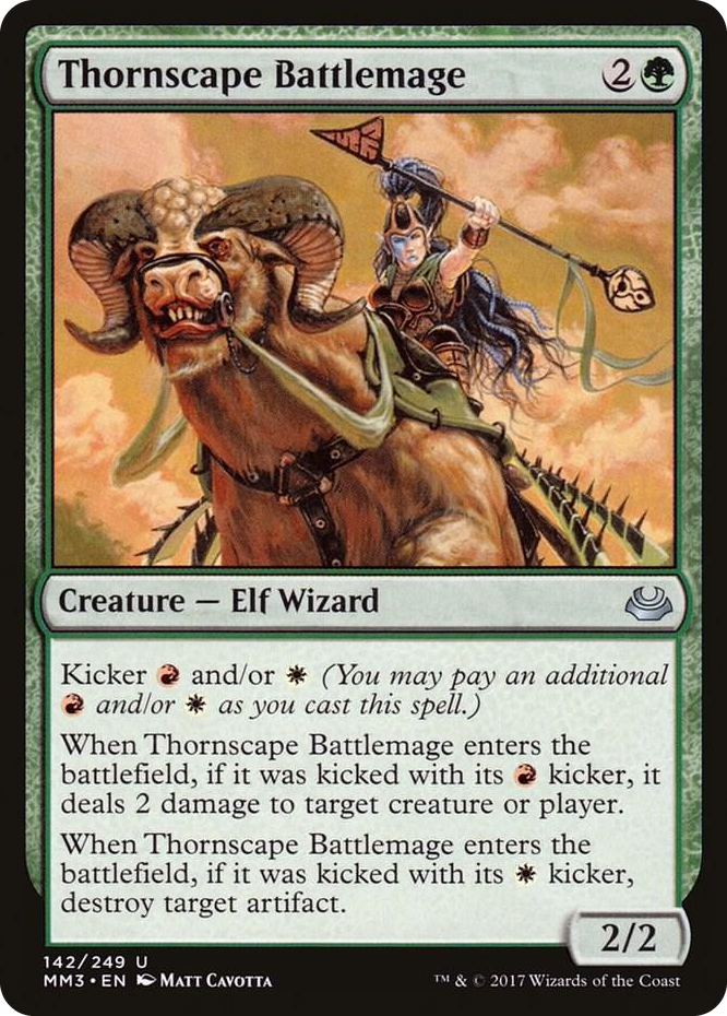 Thornscape Battlemage #142 U - Modern Masters 2017 Pokemon card