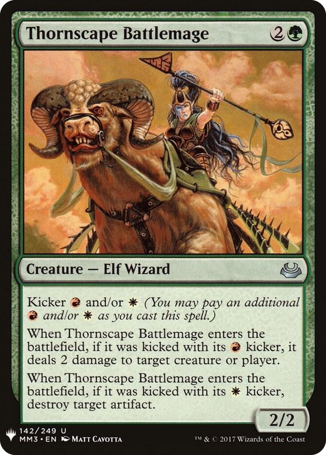 0142 Thornscape Battlemage U The List Reprints