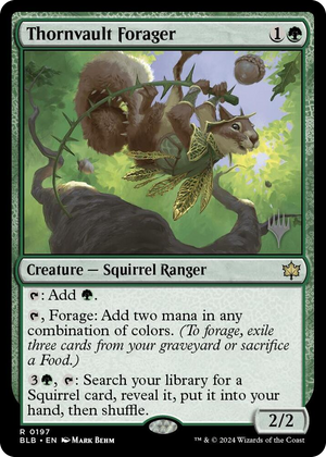0197 Thornvault Forager R Promo Pack: Bloomburrow