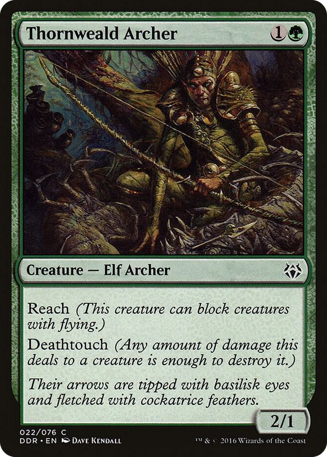 0022 Thornweald Archer C Duel Decks: Nissa vs. Ob Nixilis