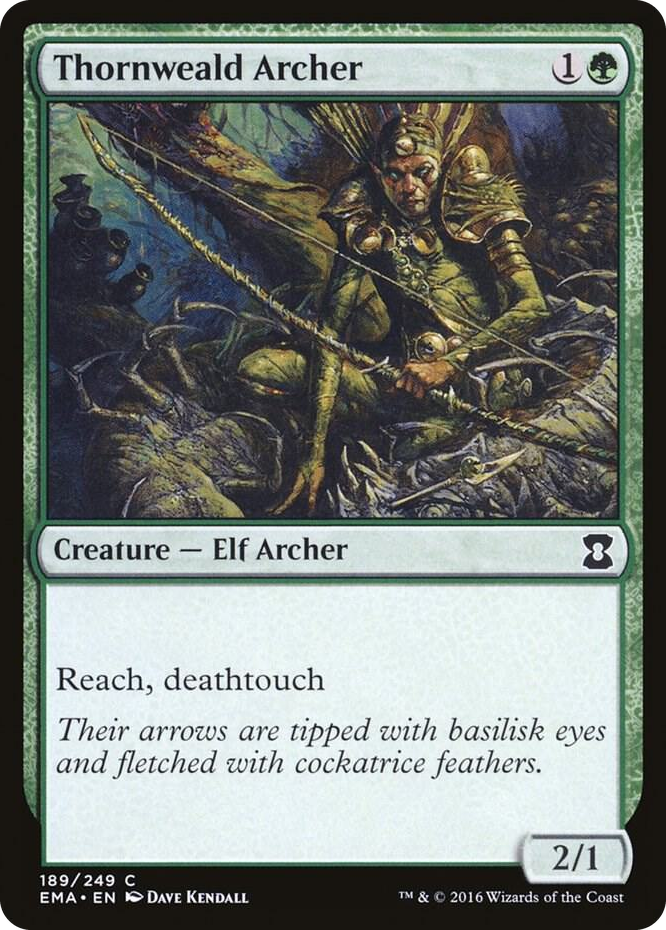 Thornweald Archer #189 C - Eternal Masters Pokemon card