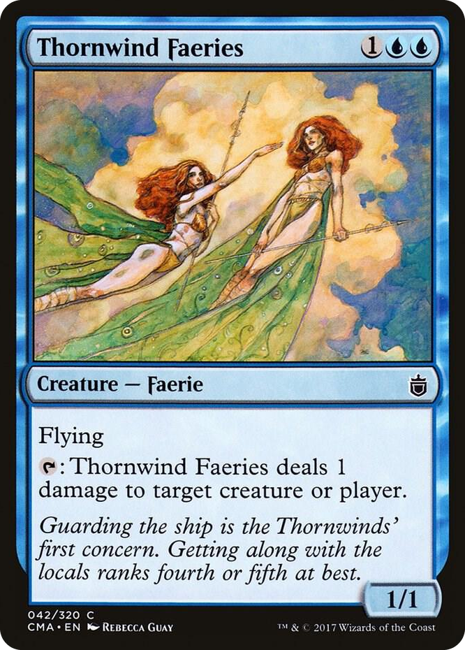 Thornwind Faeries #42 C - Commander Anthology Pokemon card