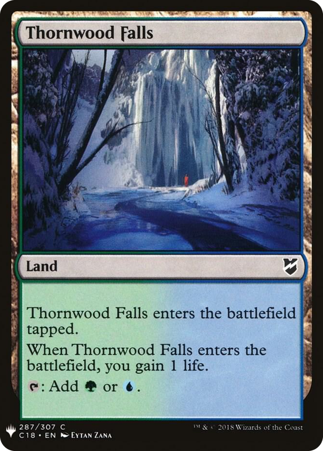 Thornwood Falls #287 C - The List Reprints Pokemon card