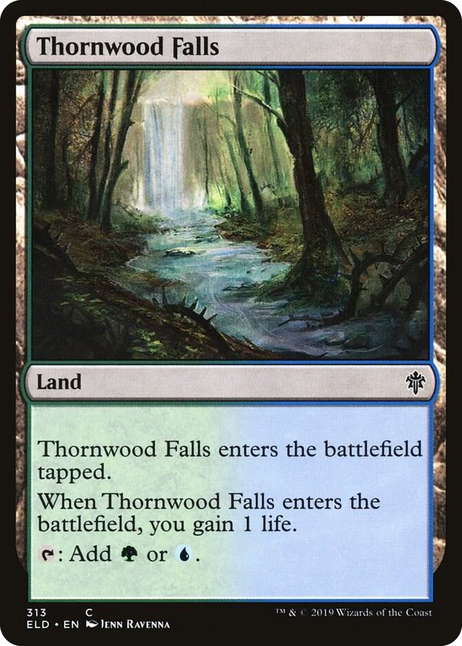 0313 Thornwood Falls C Throne of Eldraine