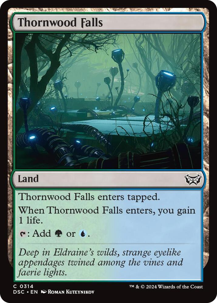 0314 Thornwood Falls C Commander: Duskmourn: House of Horror