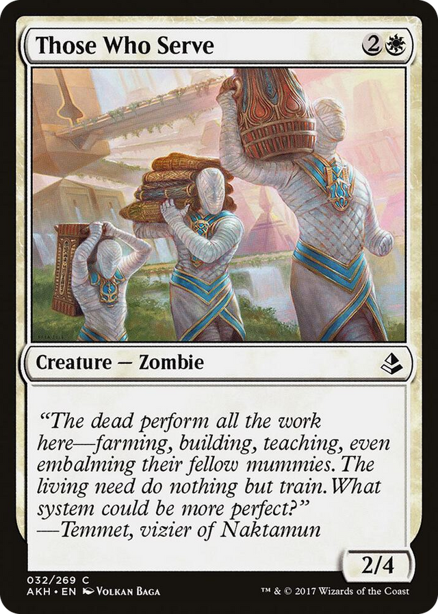 0032 Those Who Serve C Amonkhet