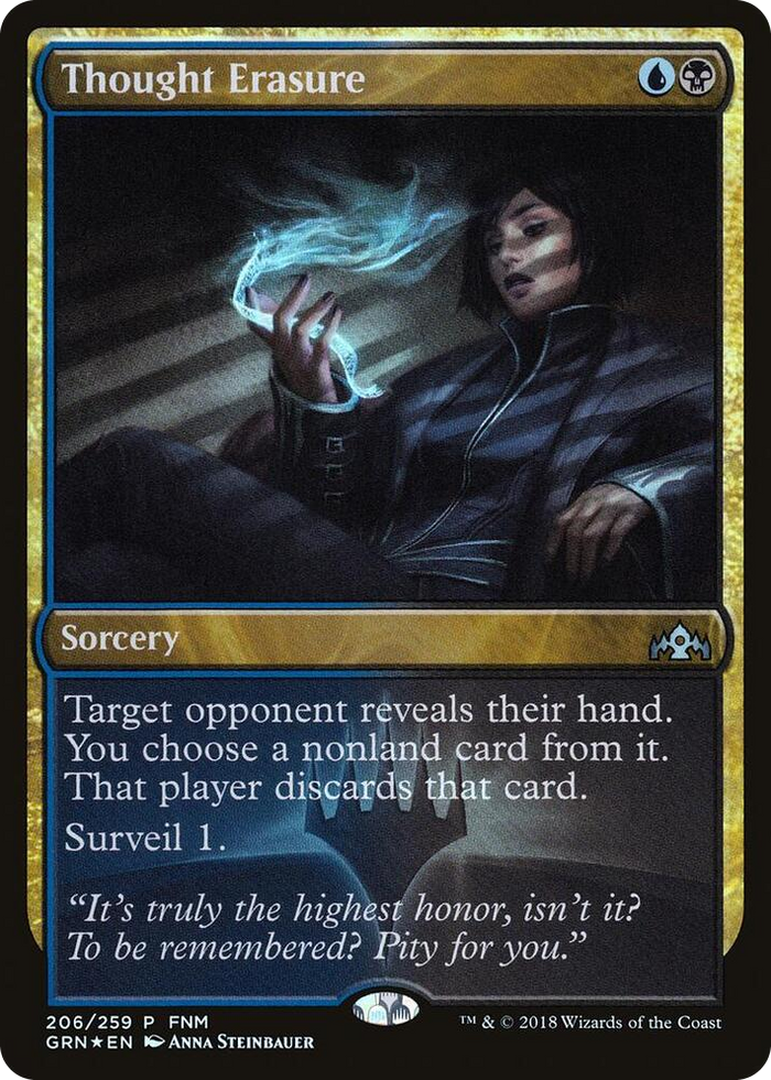 Thought Erasure #206 P - FNM Promos Pokemon card