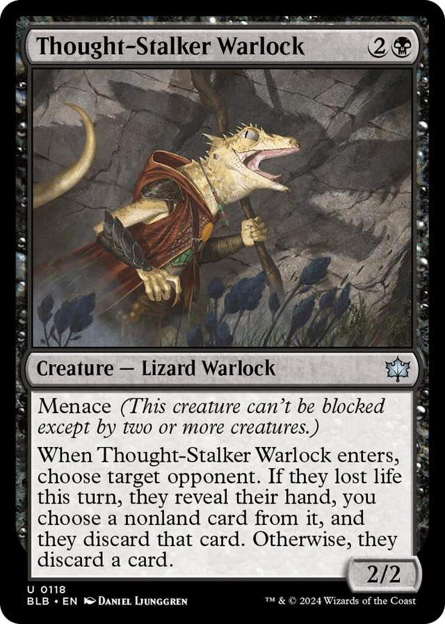 0118 Thought-Stalker Warlock U Bloomburrow