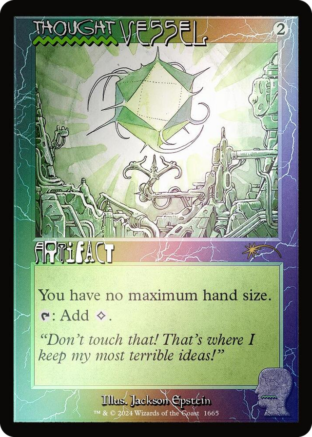 1665 Thought Vessel (1665) (Rainbow Foil) R Secret Lair Drop Series