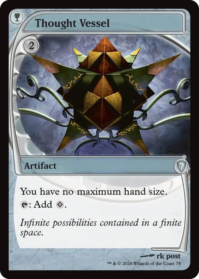 0078 Thought Vessel (Future Sight) R Mystery Booster Commander Edition