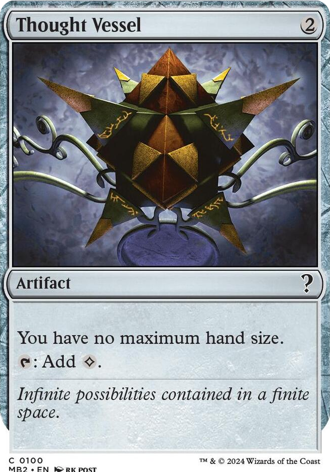 0100 Thought Vessel (White Border) C Mystery Booster 2