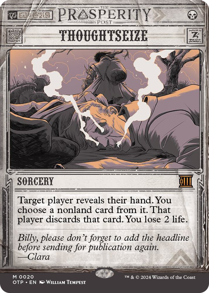 0020 Thoughtseize M Outlaws of Thunder Junction: Breaking News