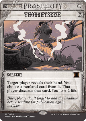 0020 Thoughtseize M Outlaws of Thunder Junction: Breaking News