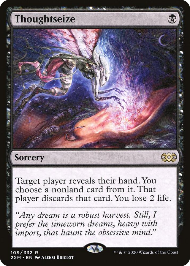 0109 Thoughtseize R Double Masters