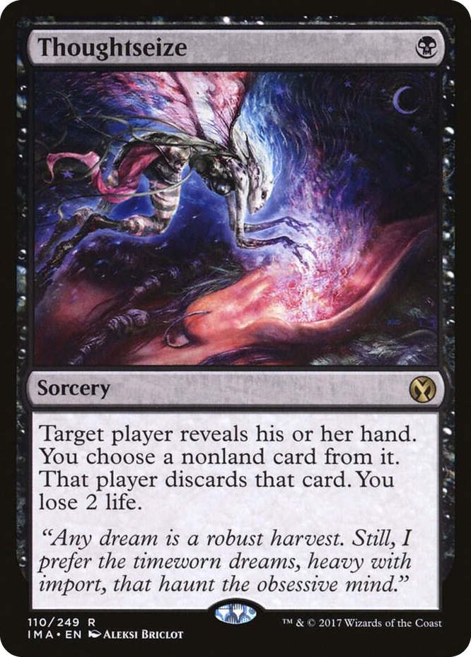 0110 Thoughtseize R Iconic Masters