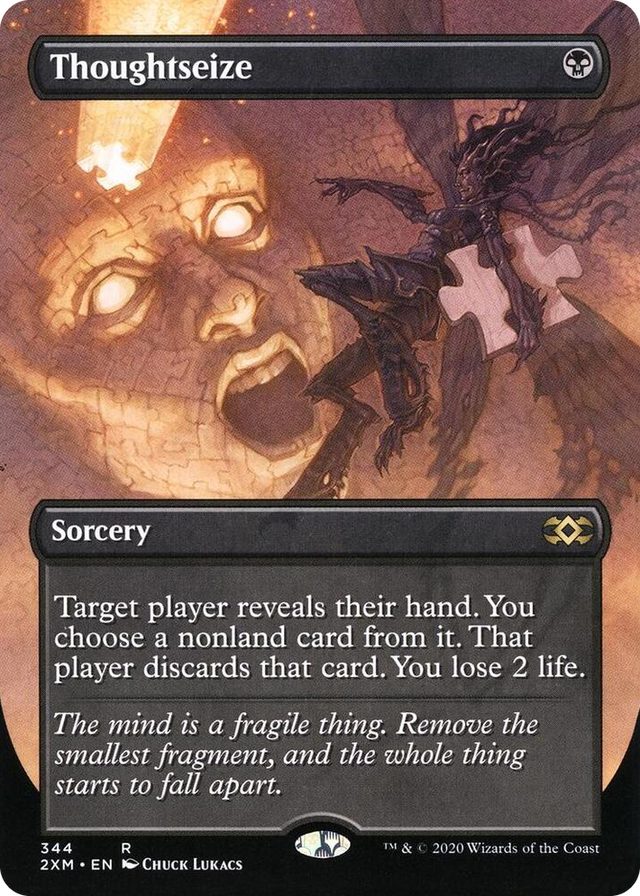 0344 Thoughtseize (Borderless) R Double Masters