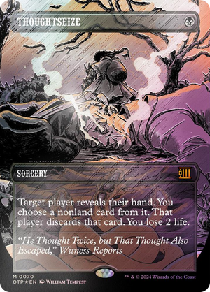0070 Thoughtseize (Textured Foil) M Outlaws of Thunder Junction: Breaking News