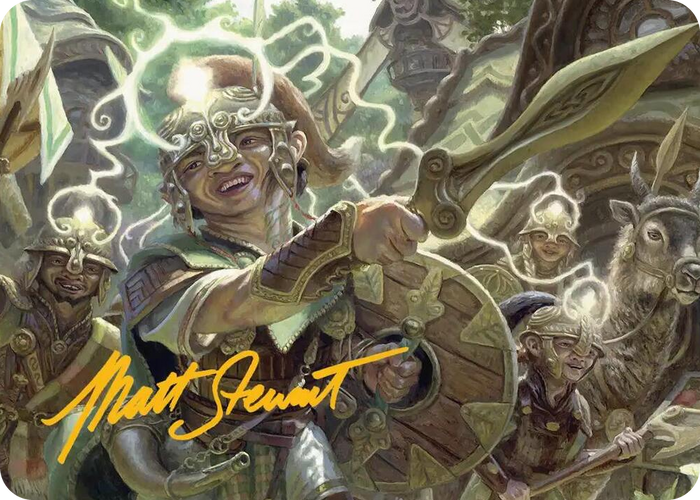 Thoughtweft Lieutenant Art Card (Gold-Stamped Signature) #26 S - Art Series: Lorwyn Eclipsed Pokemon card