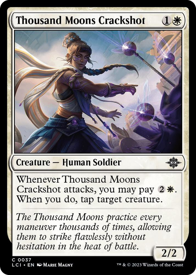 0037 Thousand Moons Crackshot C The Lost Caverns of Ixalan