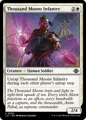 0038 Thousand Moons Infantry C The Lost Caverns of Ixalan