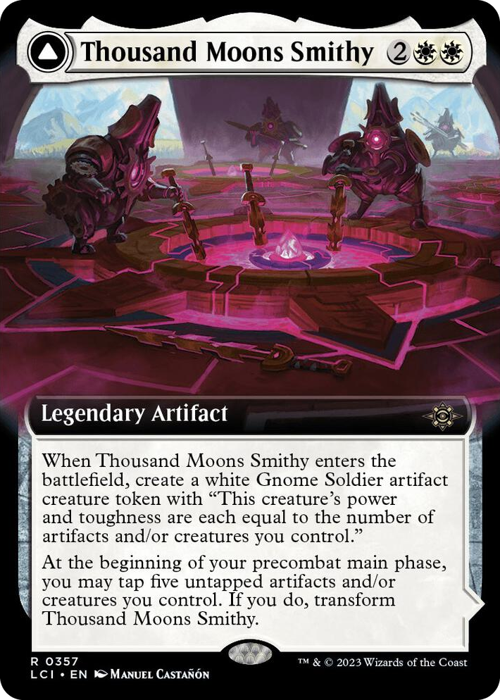 0357 Thousand Moons Smithy (Extended Art) R The Lost Caverns of Ixalan