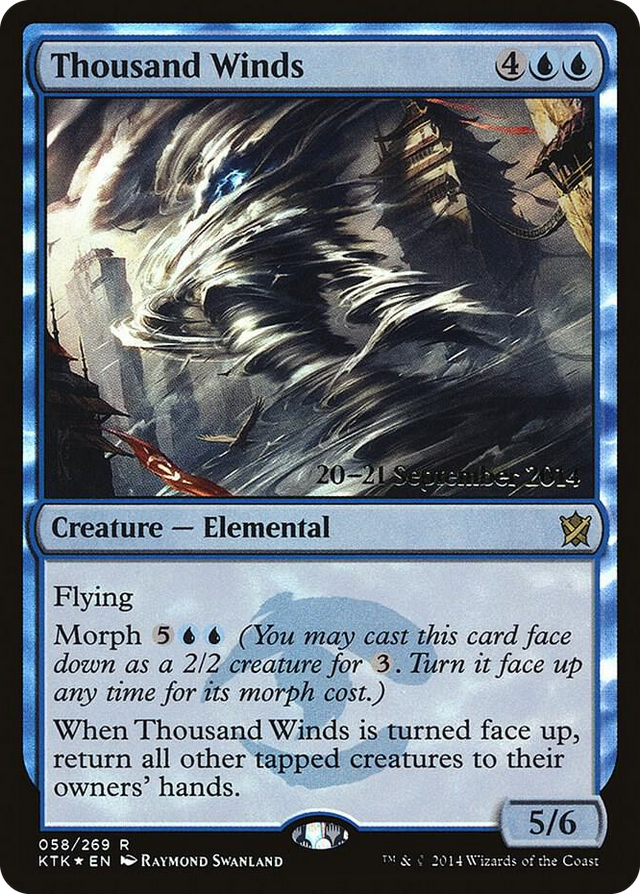 0058 Thousand Winds R Prerelease Cards