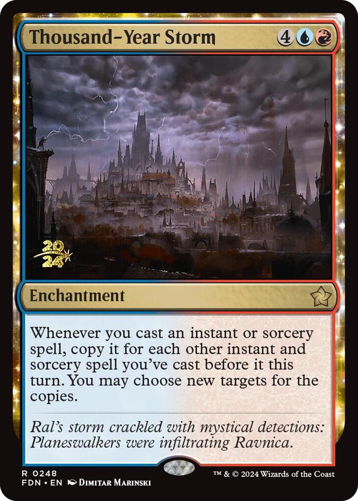 0248 Thousand-Year Storm (FDN) R Prerelease Cards