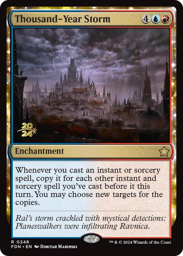 0248 Thousand-Year Storm (FDN) R Prerelease Cards