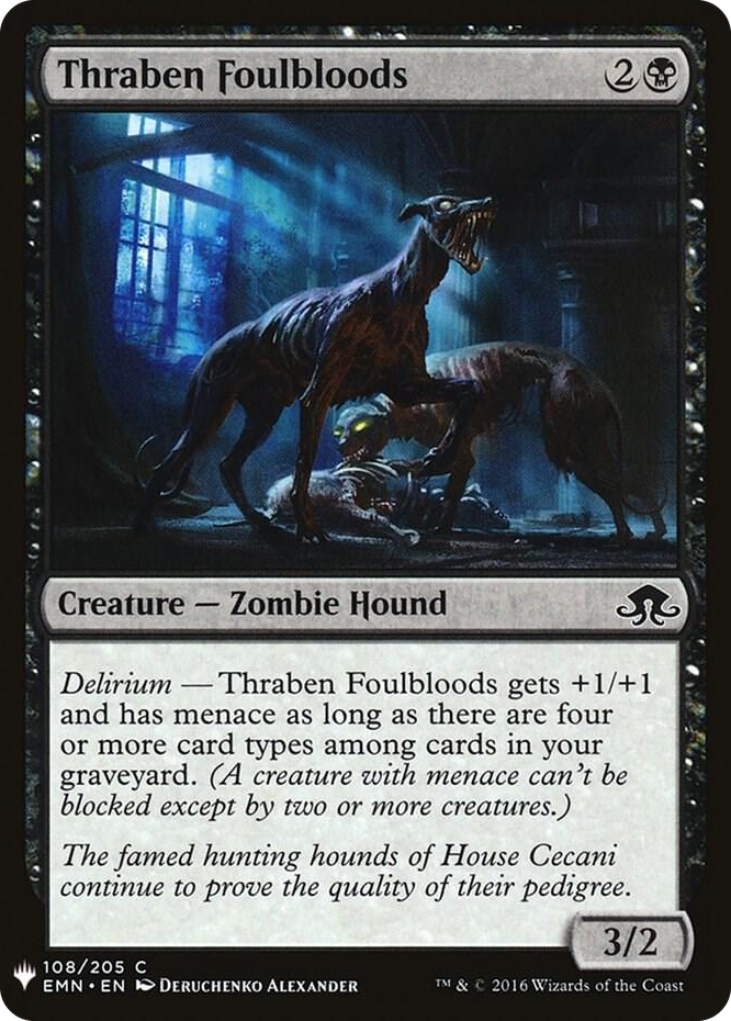 Thraben Foulbloods #108 C - The List Reprints Pokemon card