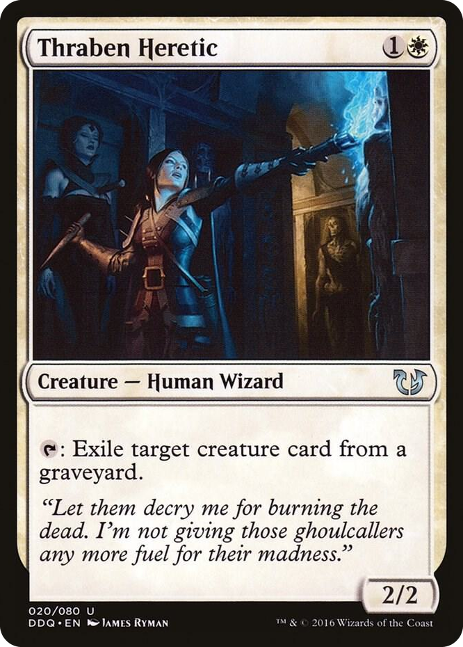 Thraben Heretic #20 U - Duel Decks: Blessed vs. Cursed Pokemon card