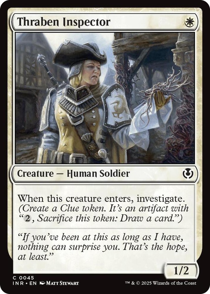 0045 Thraben Inspector C Innistrad Remastered